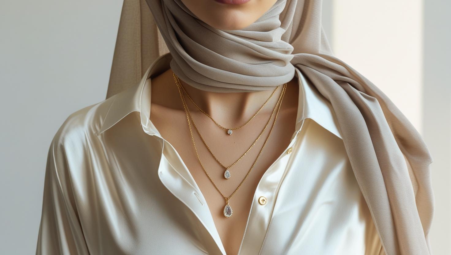 گردنبند ساده طلا