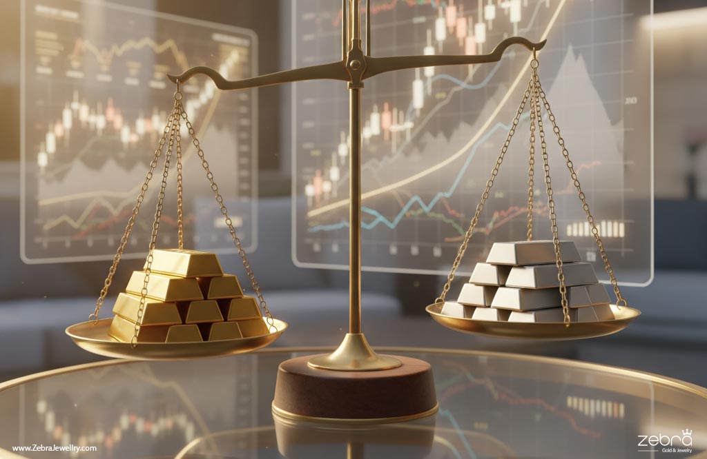 طلا بخریم یا نقره ؟مقایسه سرمایه‌گذاری طلا و نقره در سال ۲۰۲۵
